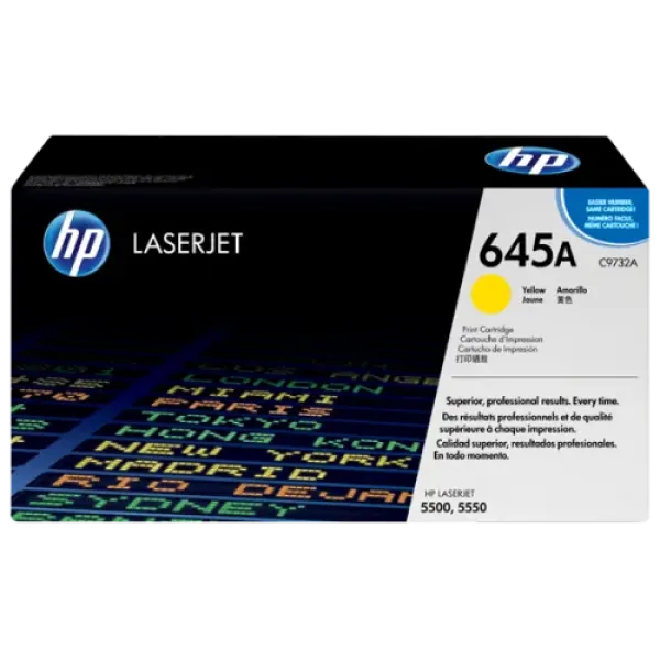 HP 645A Yellow Original LaserJet Toner Cartridge